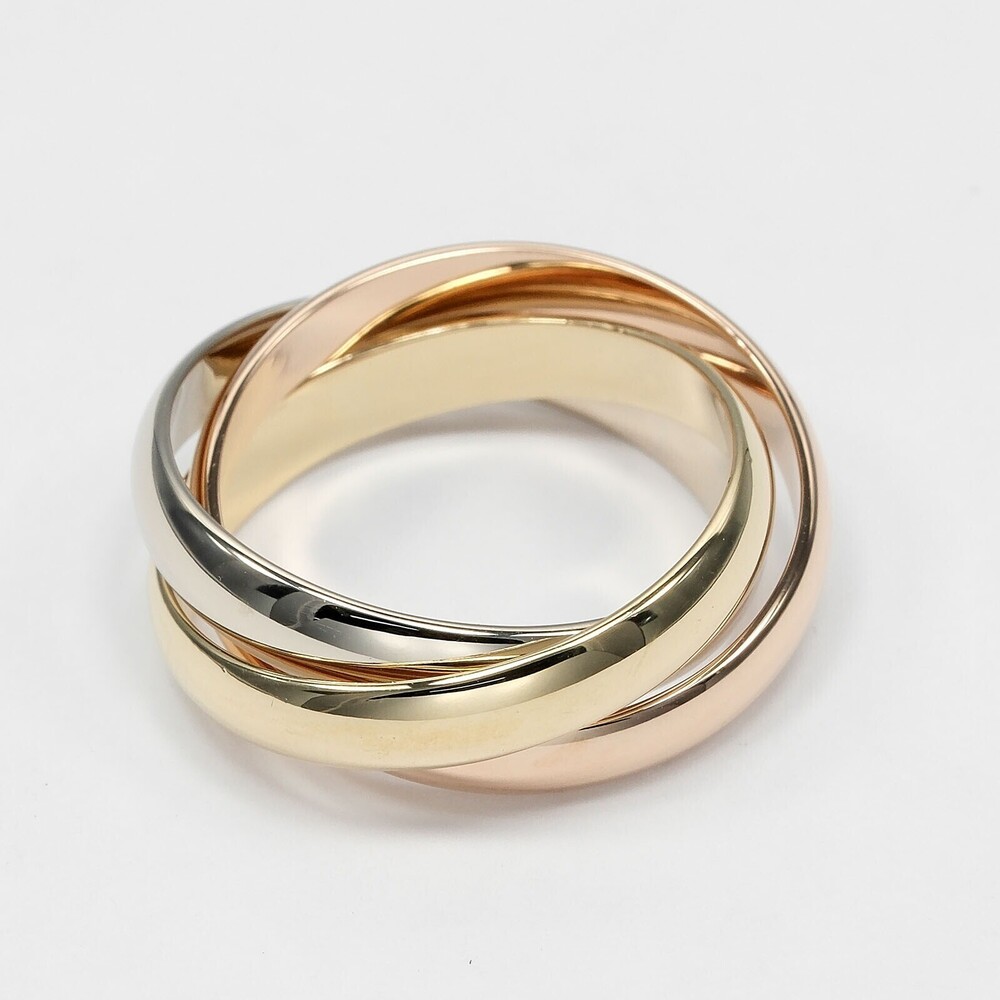 Cartier Trinity 18K Tricolor Gold Medium